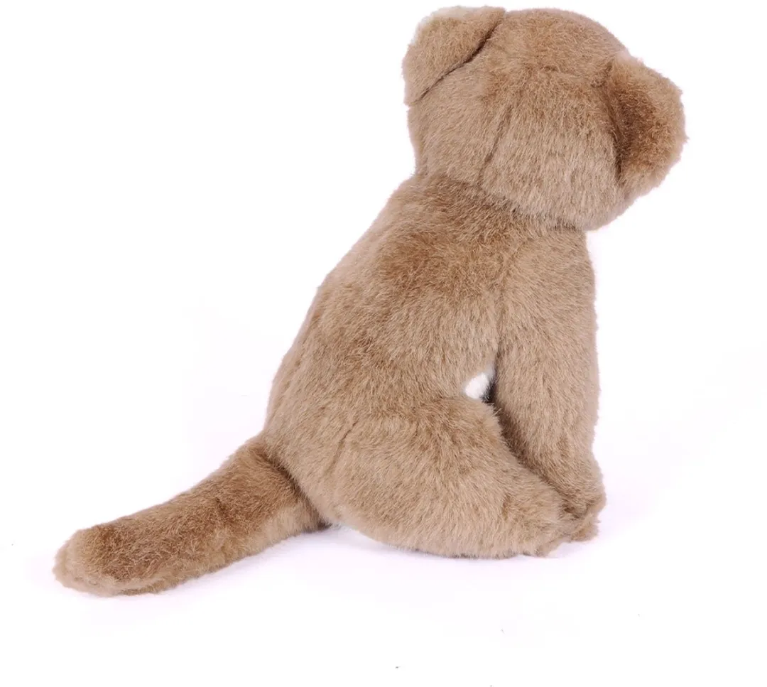 PIA Pluche Leeuwin Knuffel - 18cm - Bruin/Wit