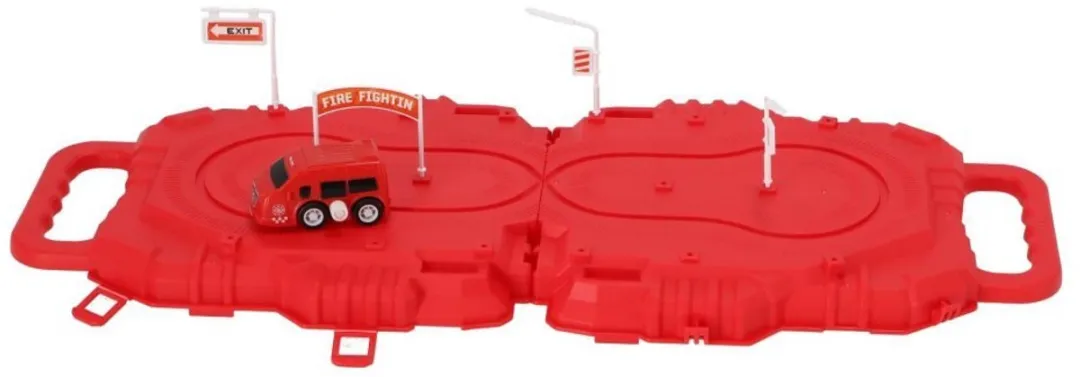 Toi-Toys Raceset 17-delig - Multicolor