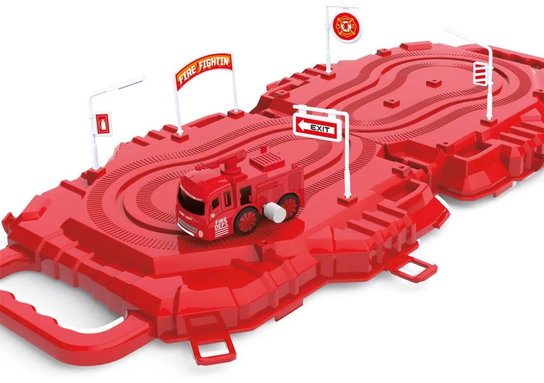 Toi-Toys Raceset 17-delig - Multicolor