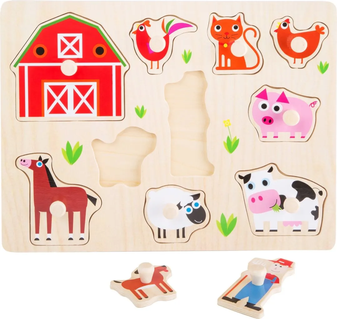 Small Foot Houten Puzzel Boerderij 15 Stuks