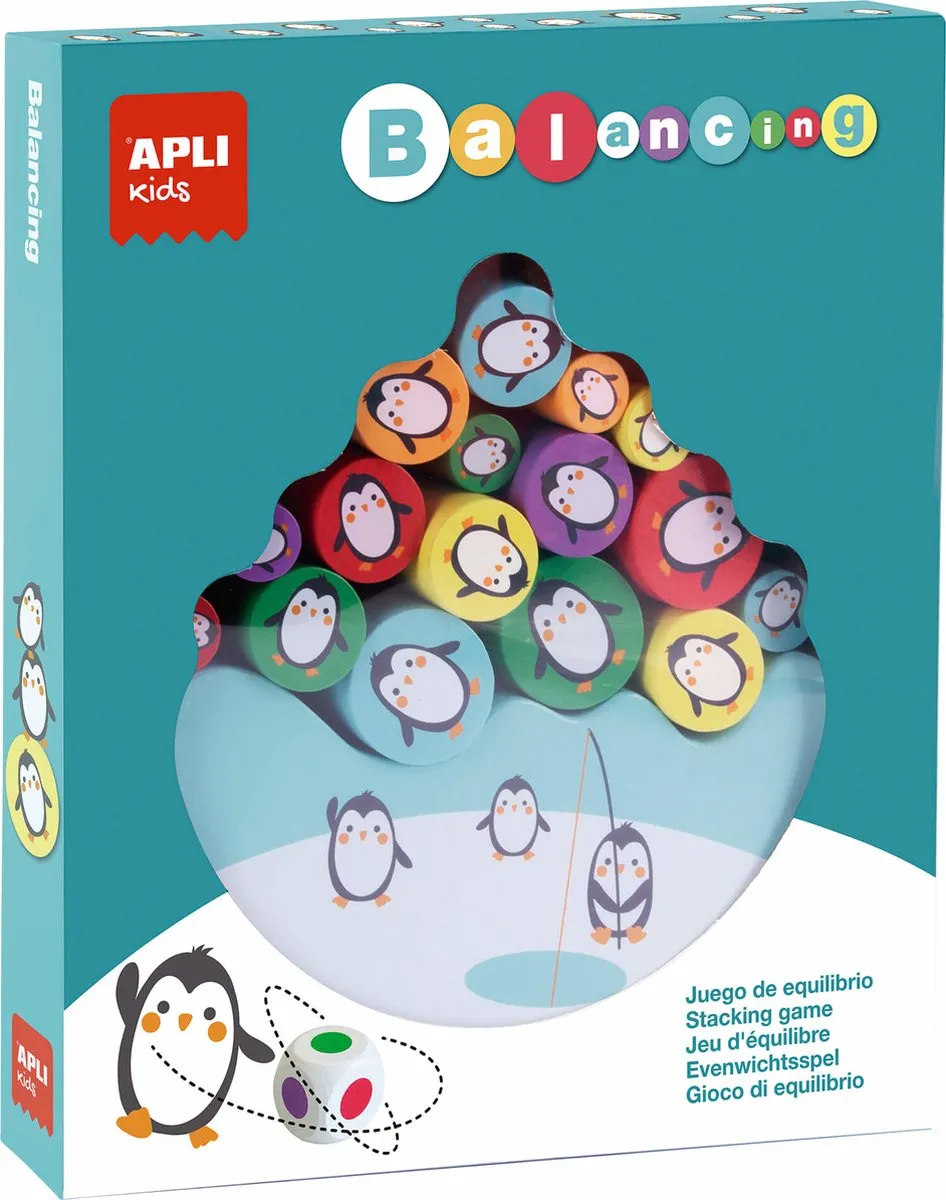 Apli Kids Houten Evenwichtsspel Pinguïns 17203