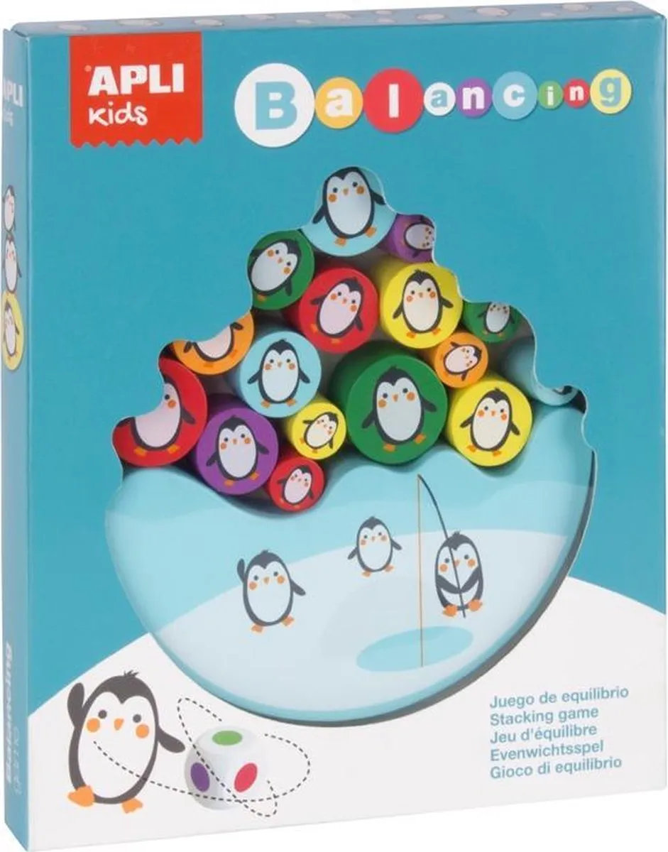 Apli Kids Houten Evenwichtsspel Pinguïns 17203