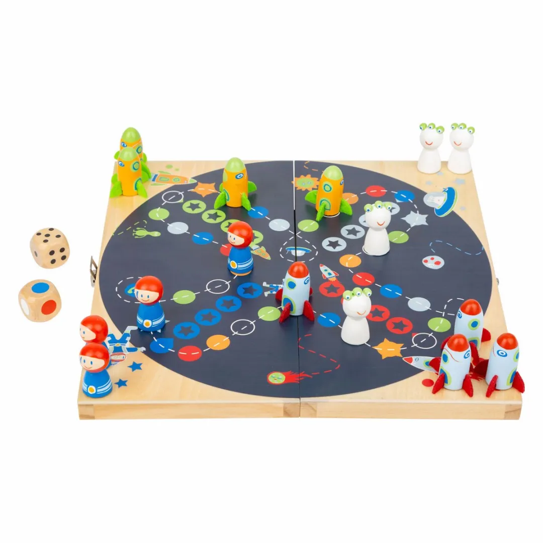Small Foot Houten Ruimtevaart Ludospel - 11452
