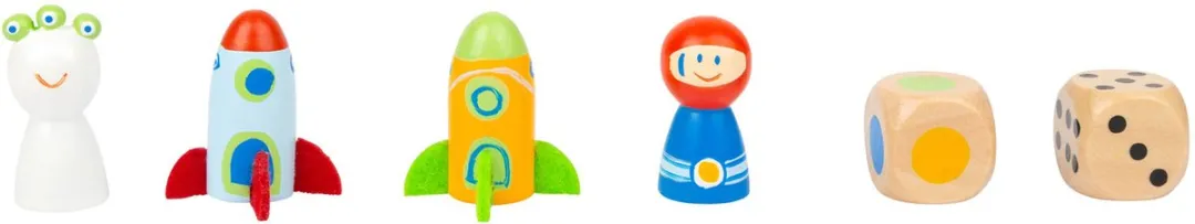 Small Foot Houten Ruimtevaart Ludospel - 11452