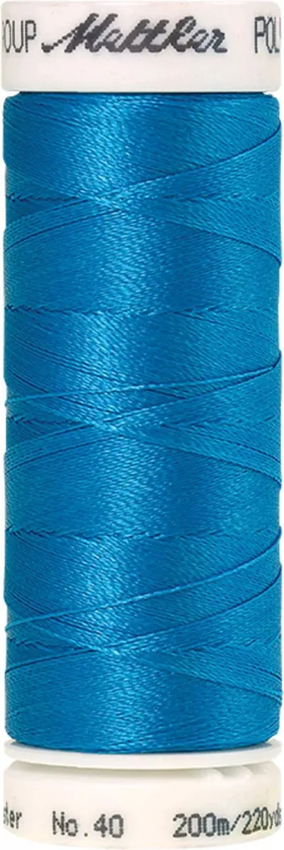 Amann Mettler Polysheen Borduurgaren 200m - Blauw