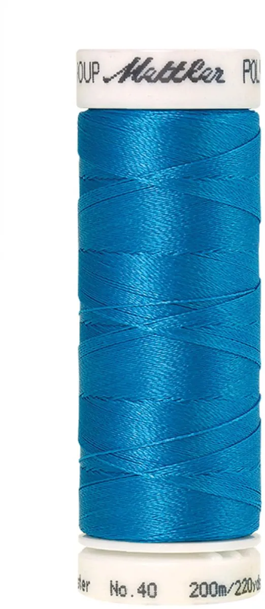 Amann Mettler Polysheen Borduurgaren 200m - Blauw