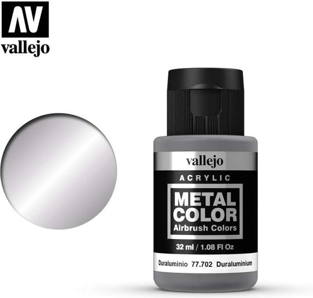 Vallejo Hobbyverf Acryl Metal Color Duraluminium 32ml