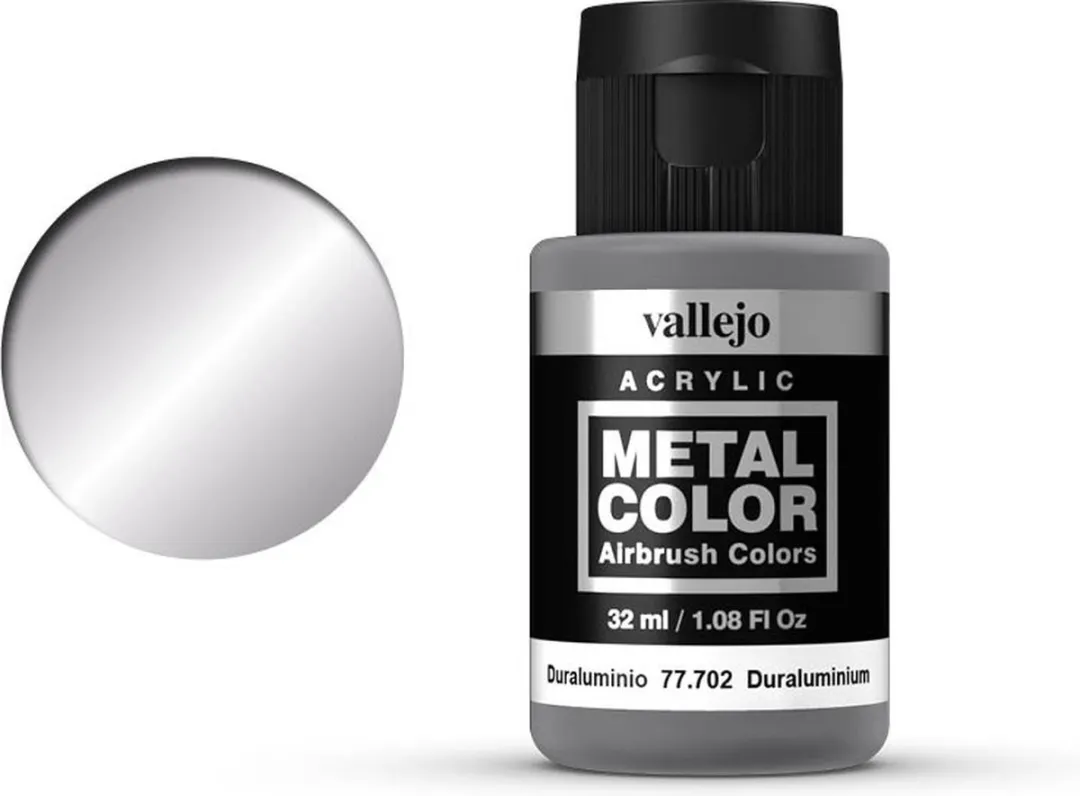 Vallejo Hobbyverf Acryl Metal Color Duraluminium 32ml