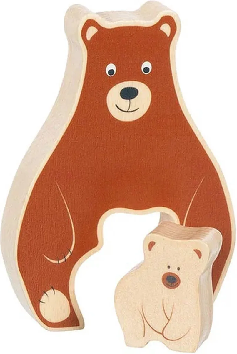 Goki Puzzle Bear 2-delig - Multi kleuren