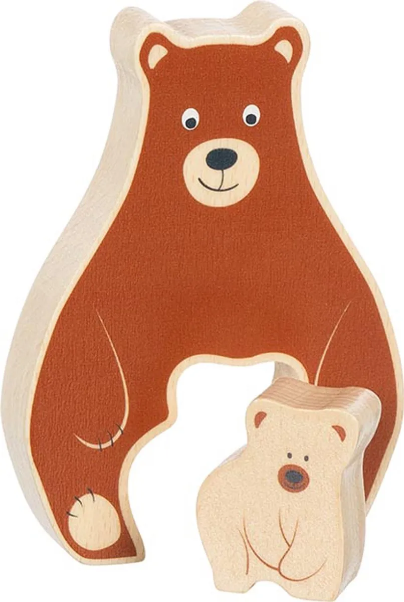 Goki Puzzle Bear 2-delig - Multi kleuren