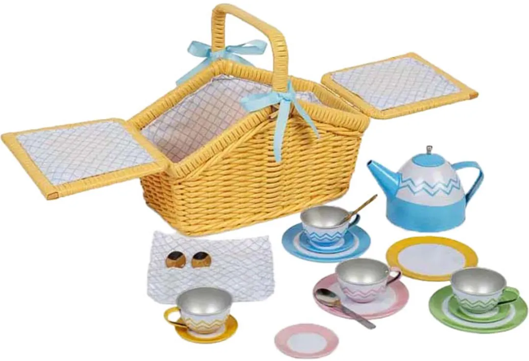BigJigs Picknick Speelgoedset - 18-delig Multicolor