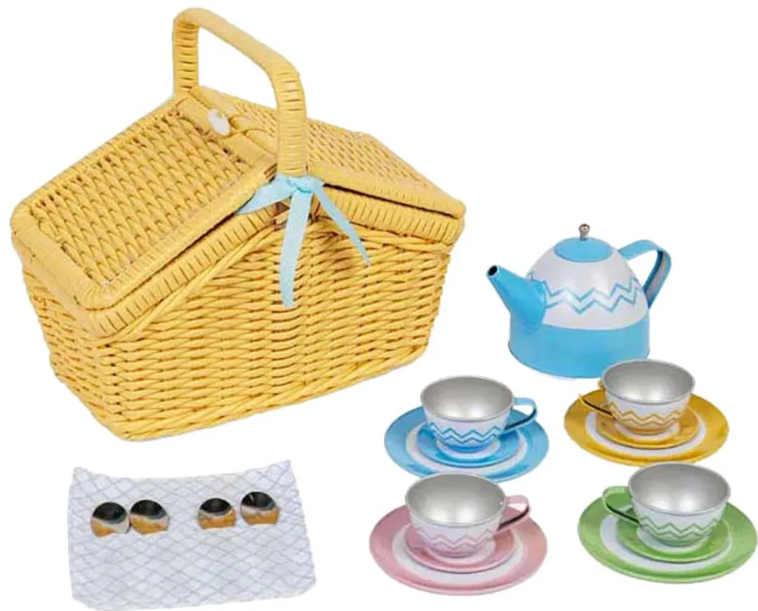 BigJigs Picknick Speelgoedset - 18-delig Multicolor