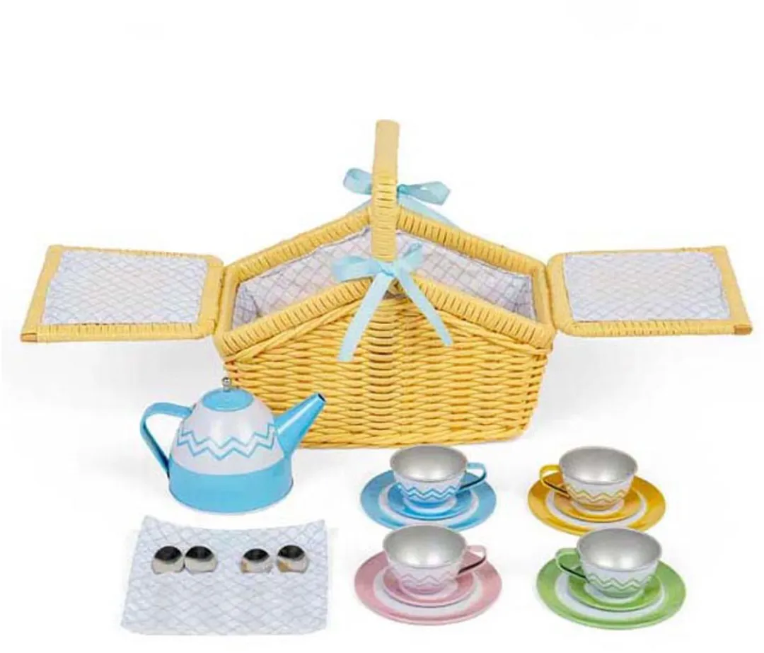 BigJigs Picknick Speelgoedset - 18-delig Multicolor