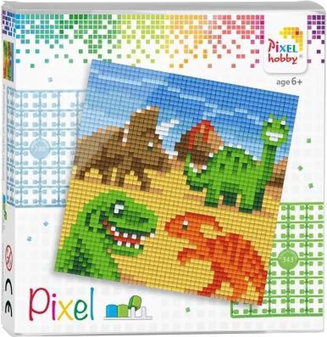Pixelhobby Dinosaurussen Set