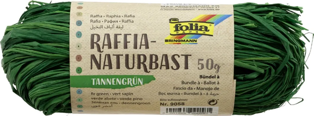 Raffia Folia 50gr. roze -