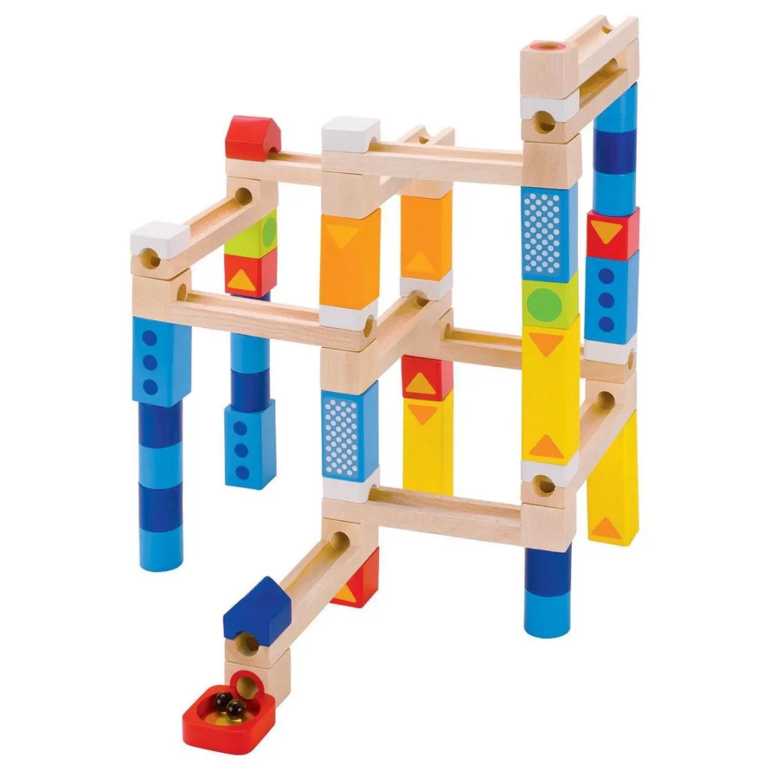 Goki Knikkerbaan 55-delig - Multicolor