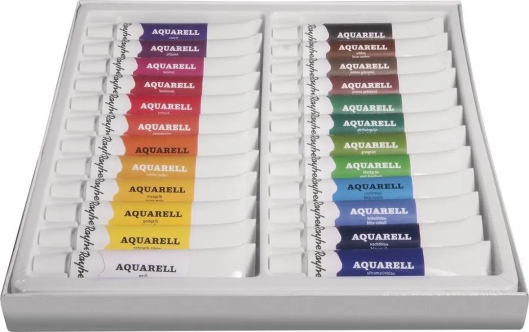 Rayher Aquarelverf Set 24 Kleuren 12ml