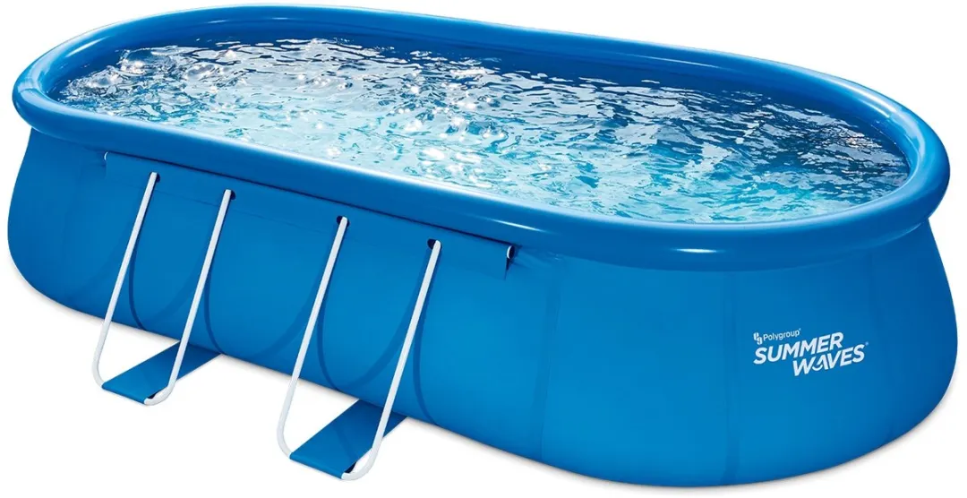 Summer Waves Quick Set Ovaal Zwembad 610 x 366 x 122 cm - Inclusief filterpomp
