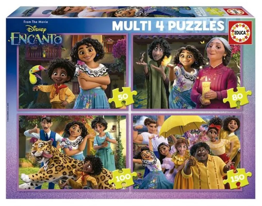Educa Disney Encanto 4-in-1 Puzzelset