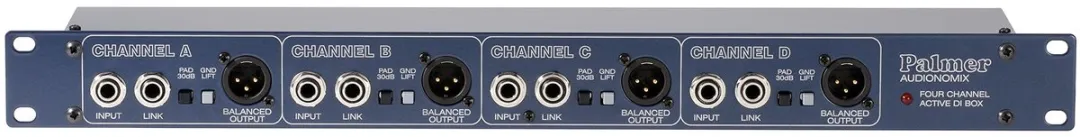 Palmer PAN 03 Actieve 4-voudige DI-Box