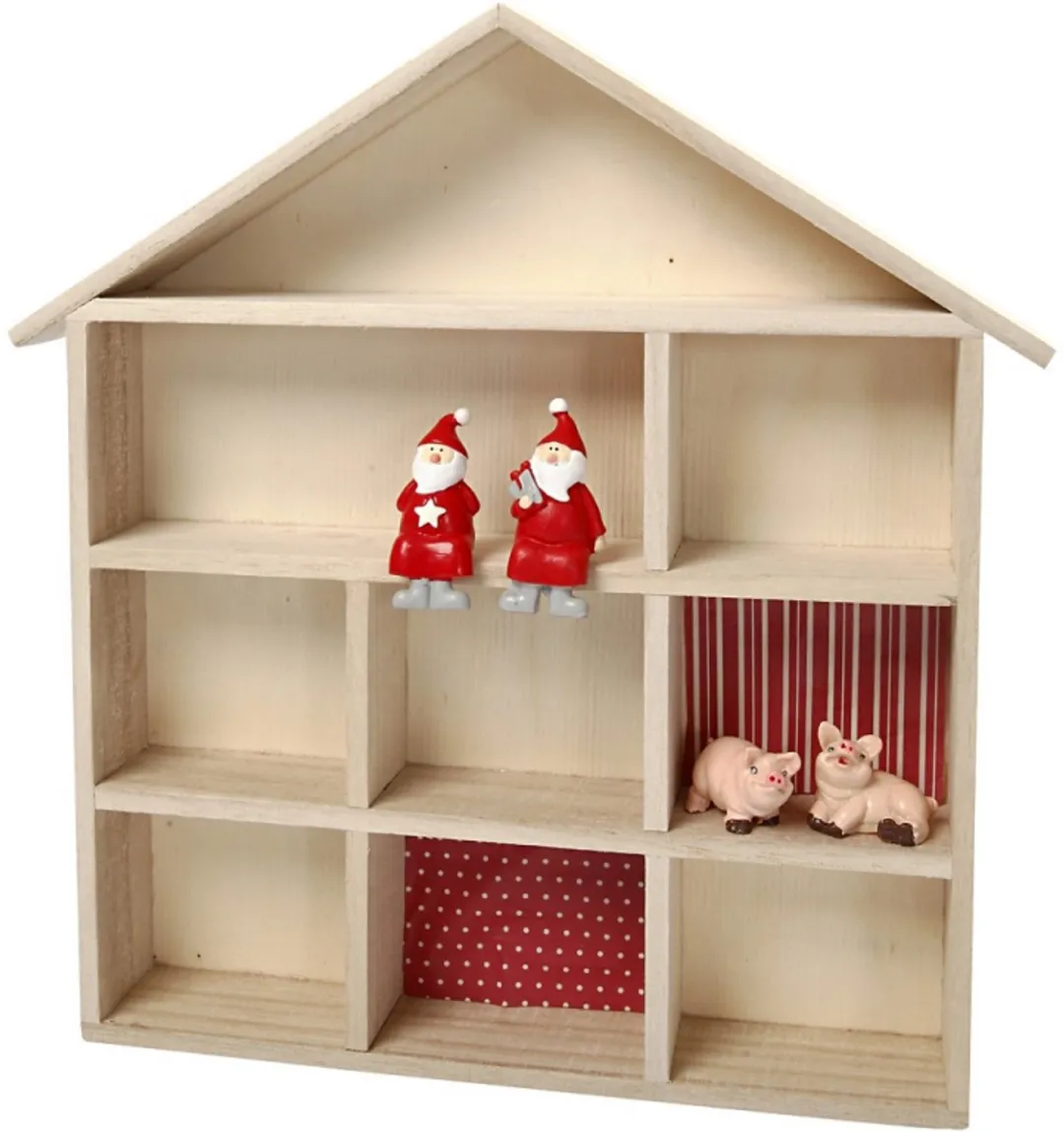 Creativ Company Houten Letterhuisje 26x25,2cm - Blank