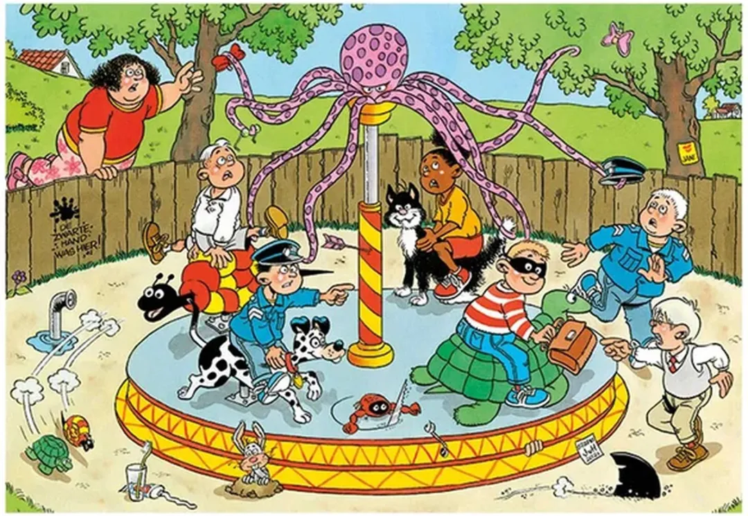 Jan van Haasteren Junior De Draaimolen Kinderpuzzel 240 Stuks - Meerkleurig