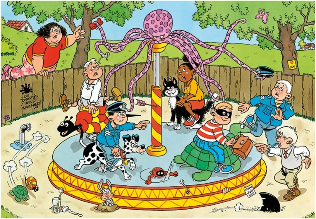 Jan van Haasteren Junior De Draaimolen Kinderpuzzel 240 Stuks - Meerkleurig
