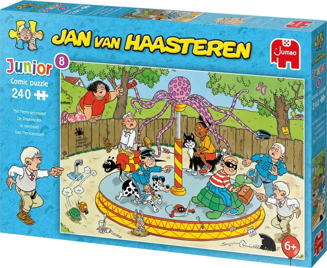 Jan van Haasteren Junior De Draaimolen Kinderpuzzel 240 Stuks - Meerkleurig