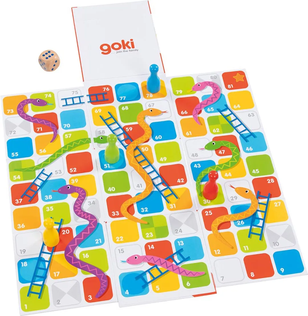 Goki Slangen & Ladders XXL GK56636 - 4+ Spelers