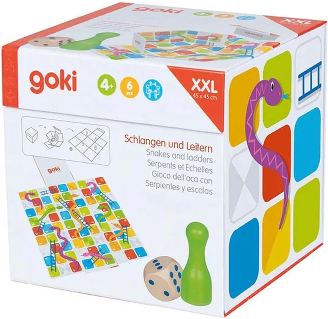 Goki Slangen & Ladders XXL GK56636 - 4+ Spelers