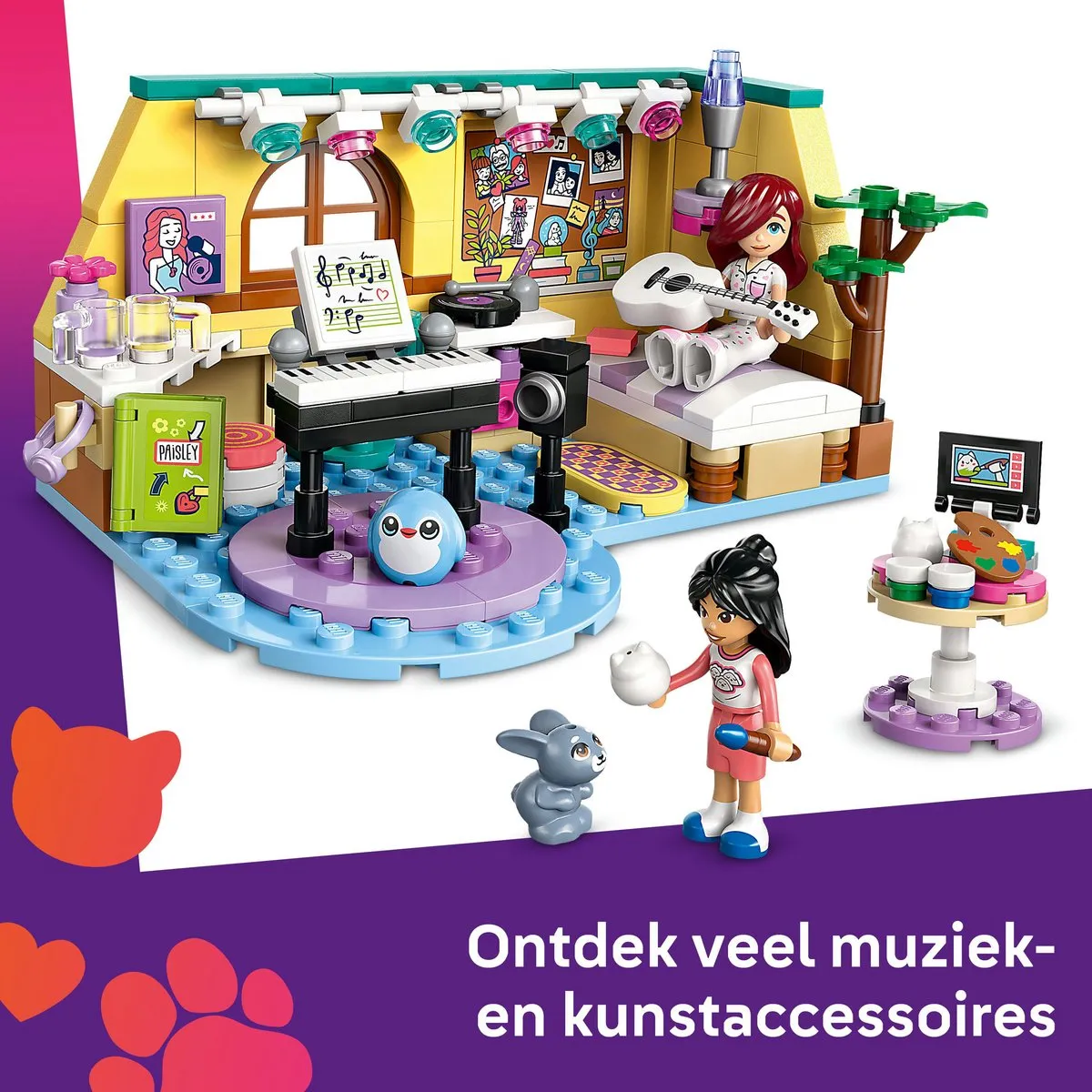 LEGO Friends Paisley's Kamer Bouwpakket 42647 - 199 Stukken - afbeelding 6 van 6
