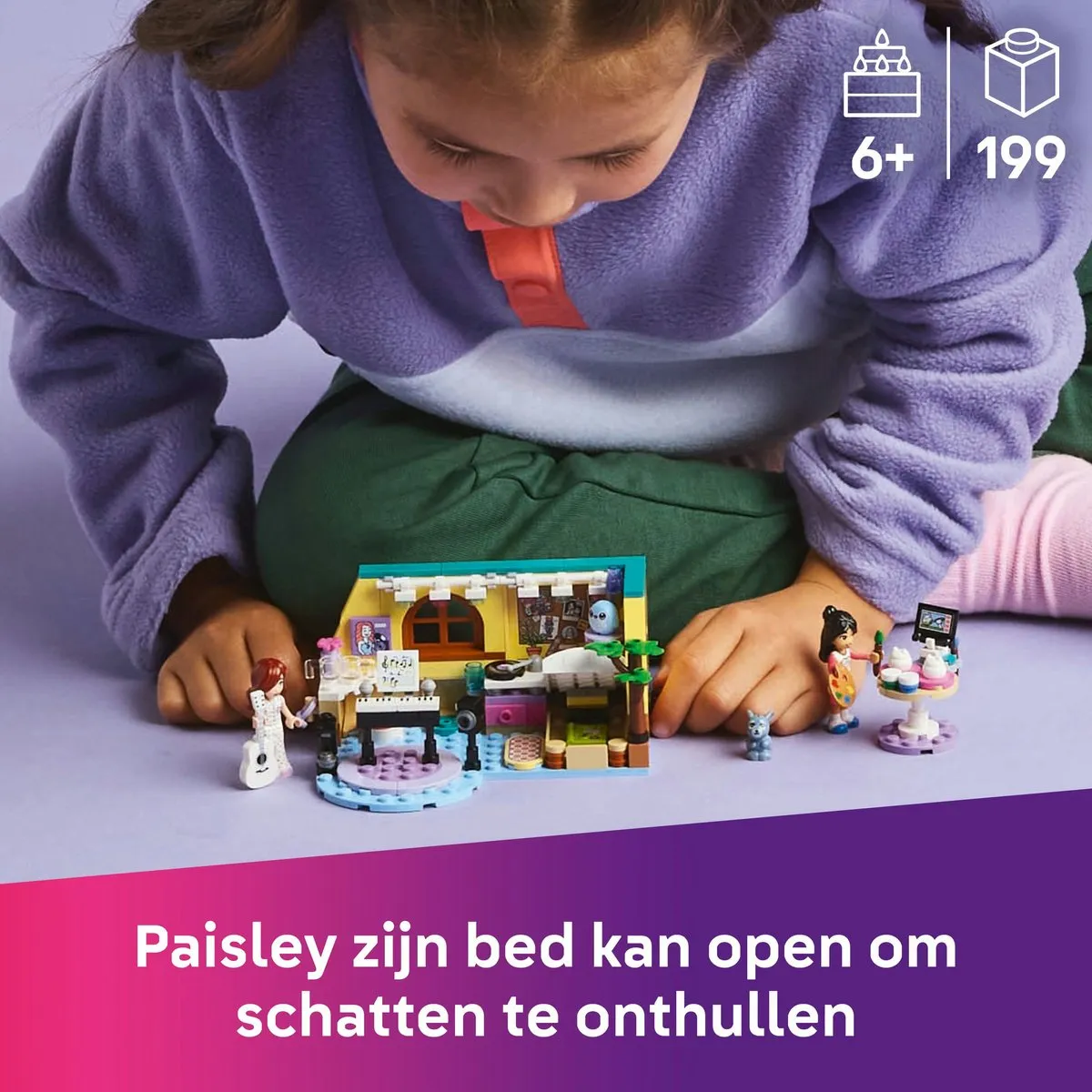 LEGO Friends Paisley's Kamer Bouwpakket 42647 - 199 Stukken
