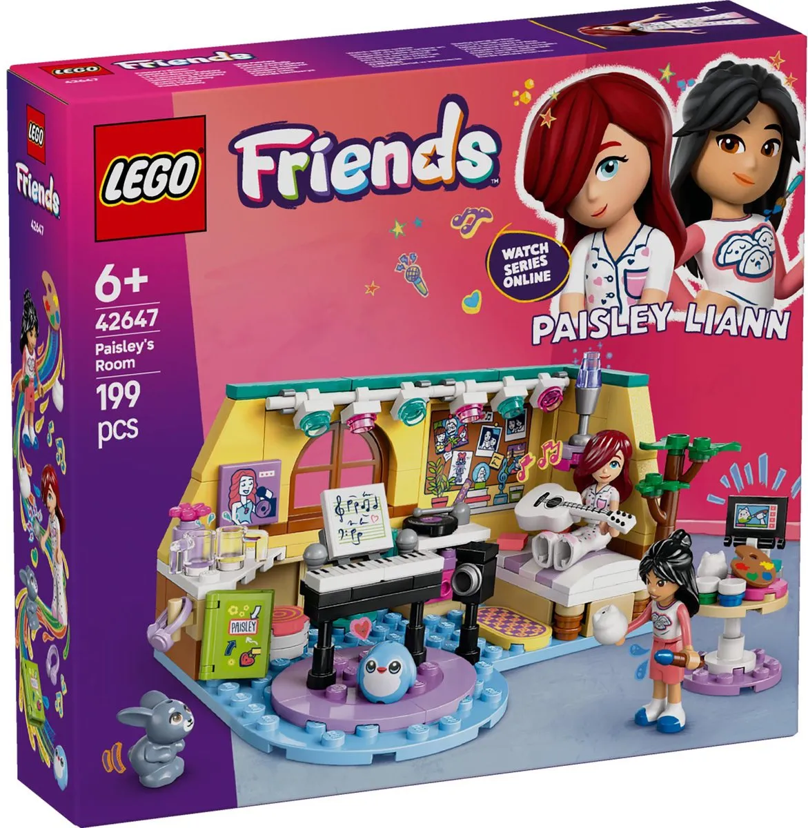 LEGO Friends Paisley's Kamer Bouwpakket 42647 - 199 Stukken