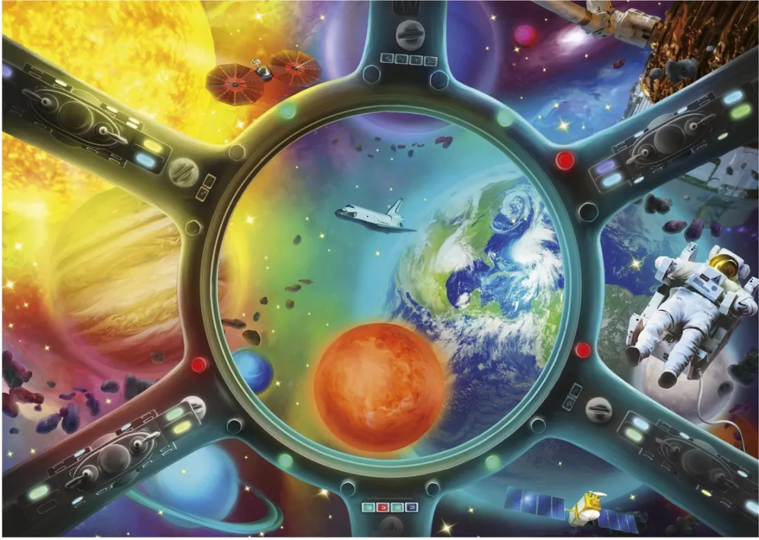Educa Ruimtewandeling Puzzel 500 Stuks Multicolor