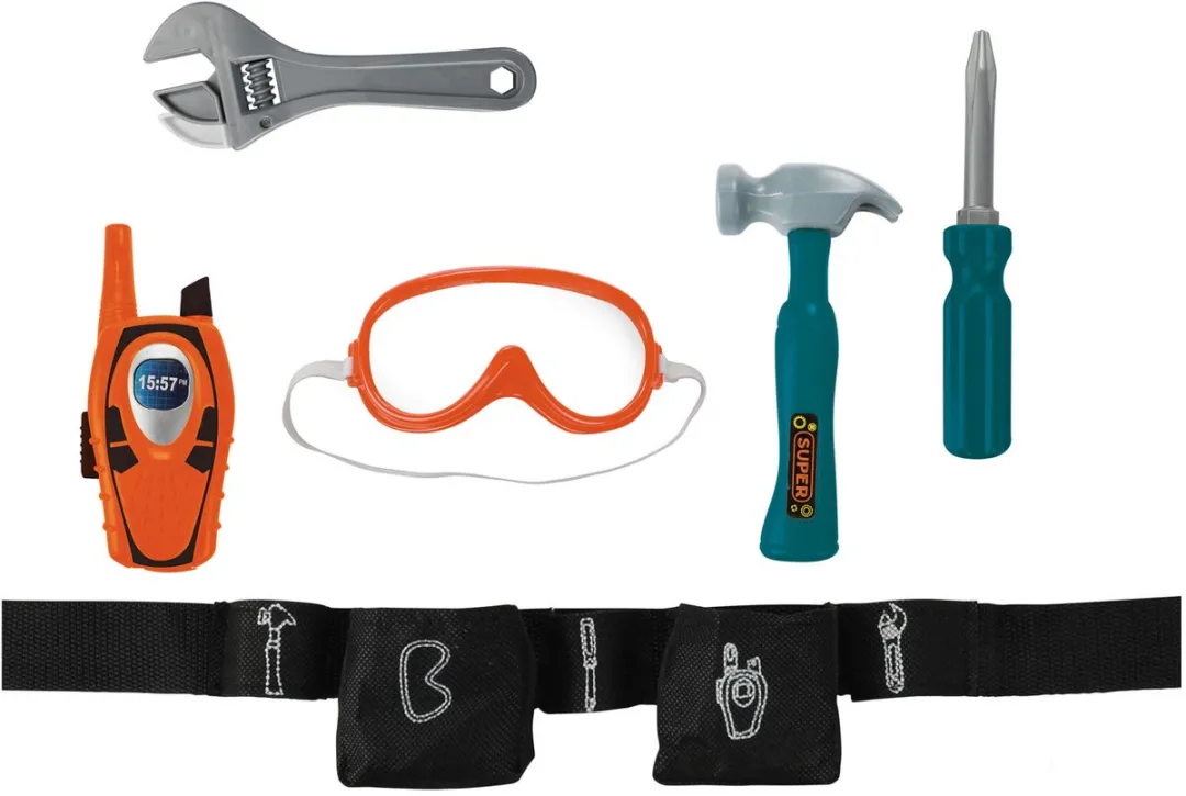 Toi-Toys Power Tools Gereedschapset 6-delig - Multikleur