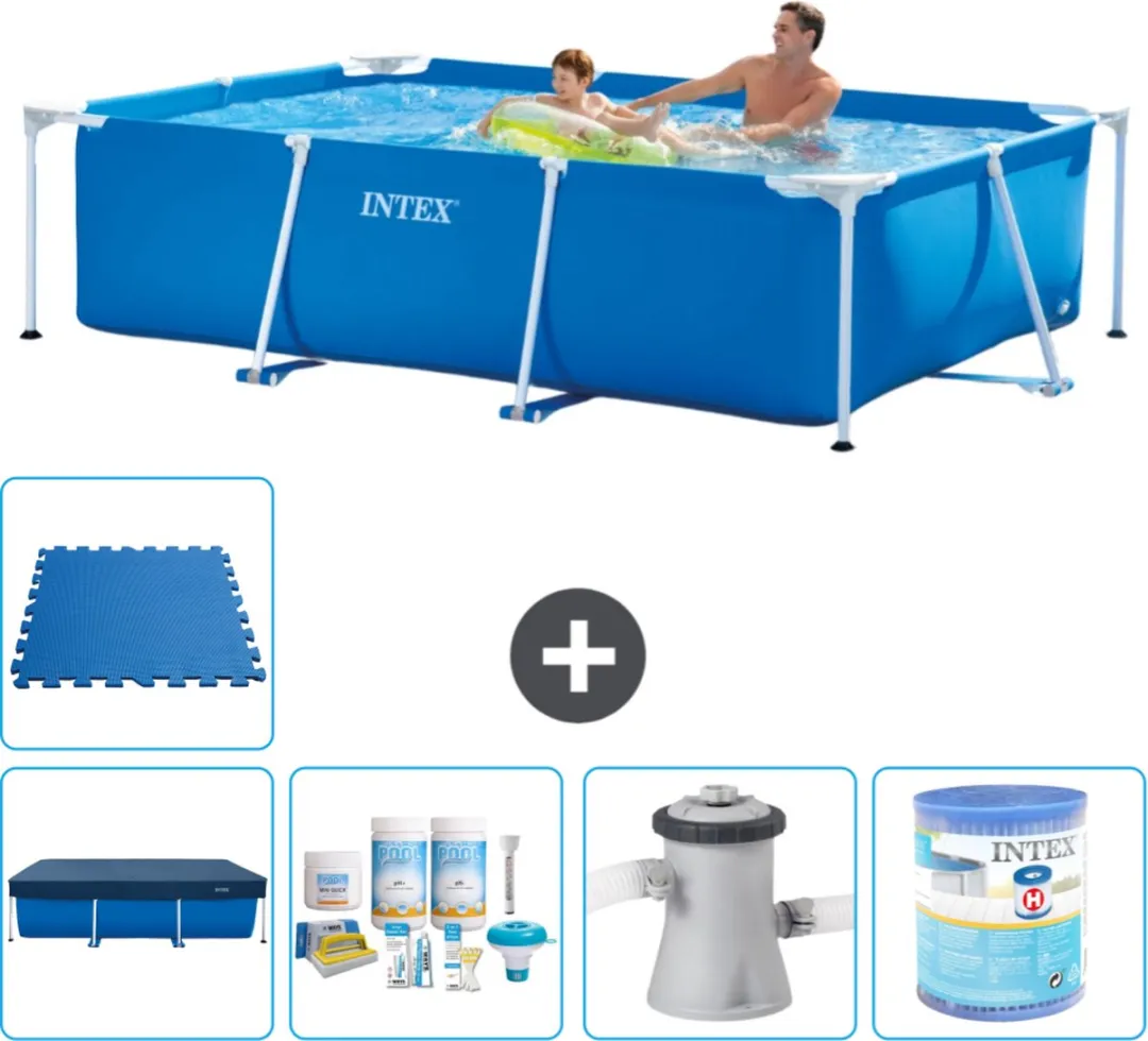 Intex Rechthoekig Frame Zwembad 260x160cm