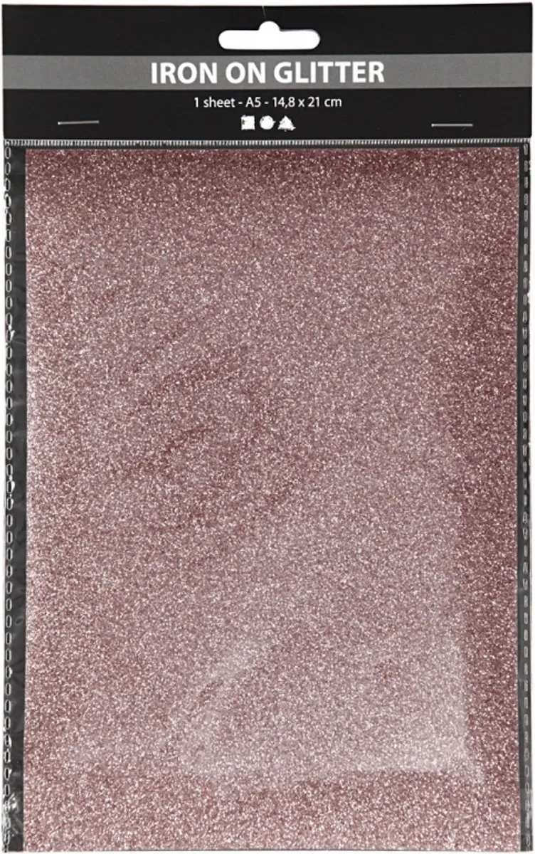 Creativ Company Opstrijkfolie - 14x21cm - Rood