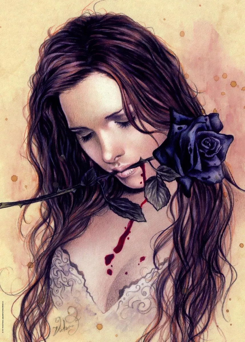 Heye Dark Rose Legpuzzel 1000 Stukjes