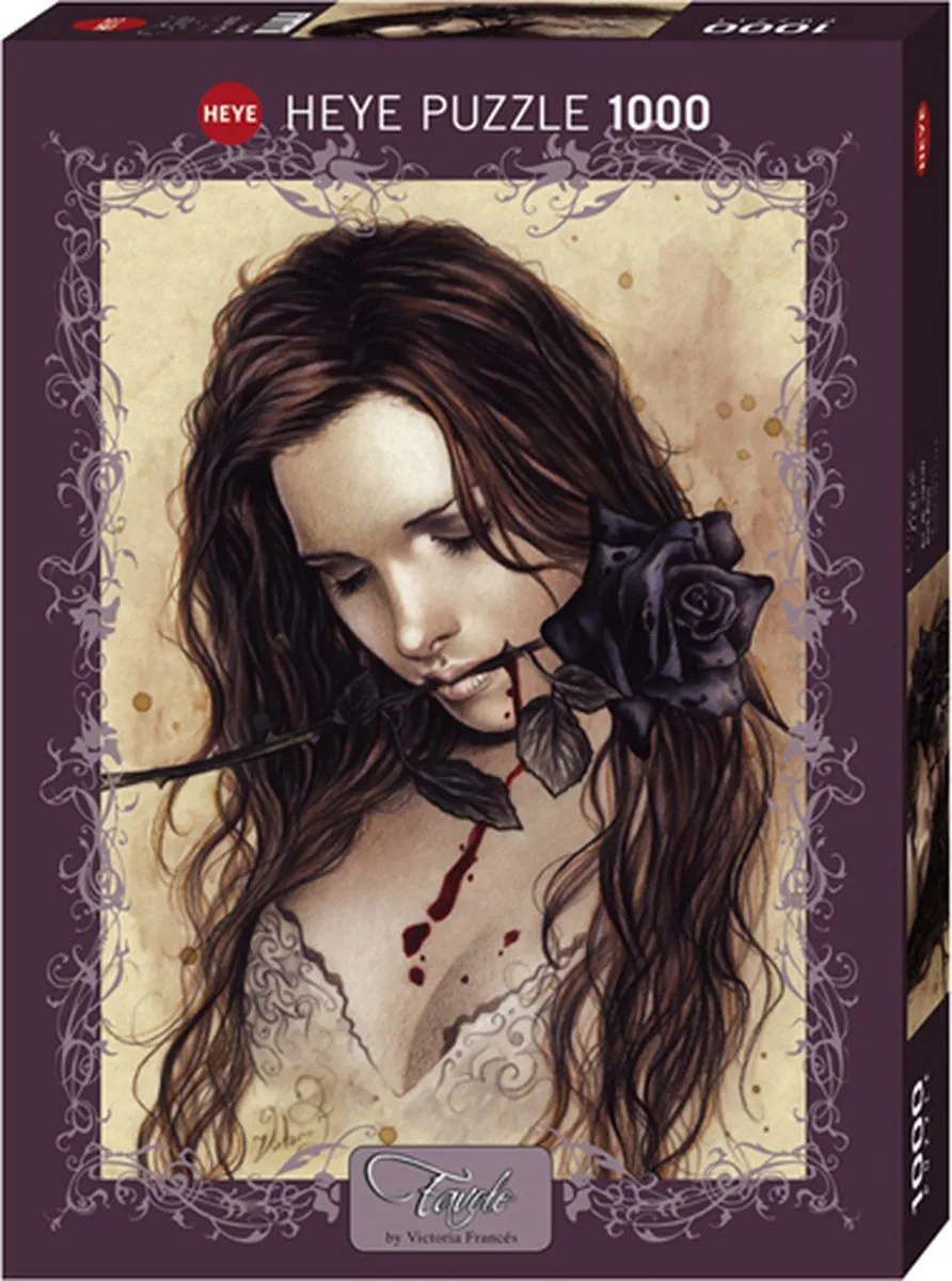 Heye Dark Rose Legpuzzel 1000 Stukjes - Roze