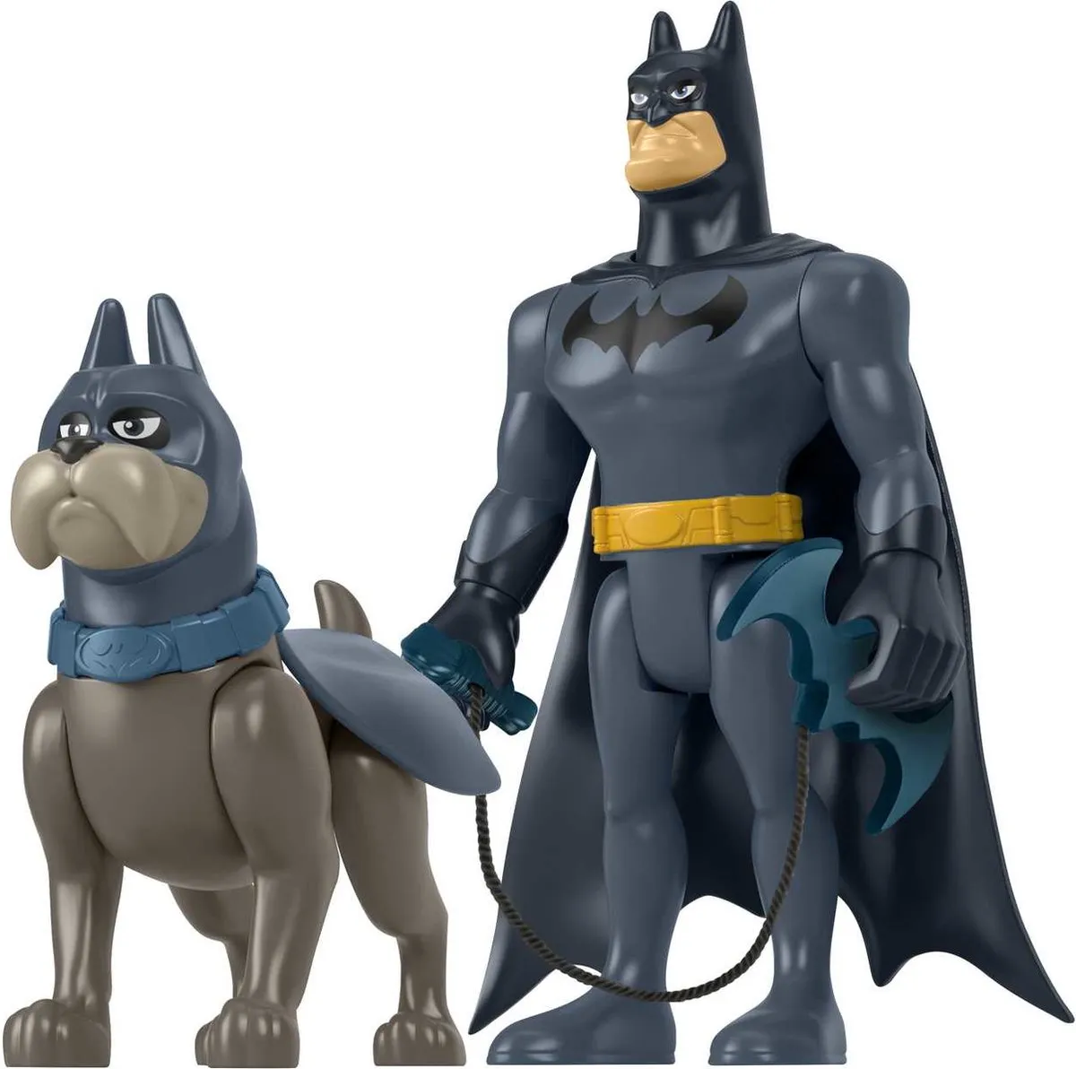 Fisher-Price DC League Batman & Ace Actiefiguren - 2 Stuks
