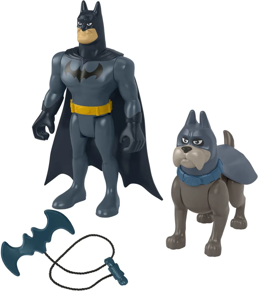 Fisher-Price DC League Batman & Ace Actiefiguren