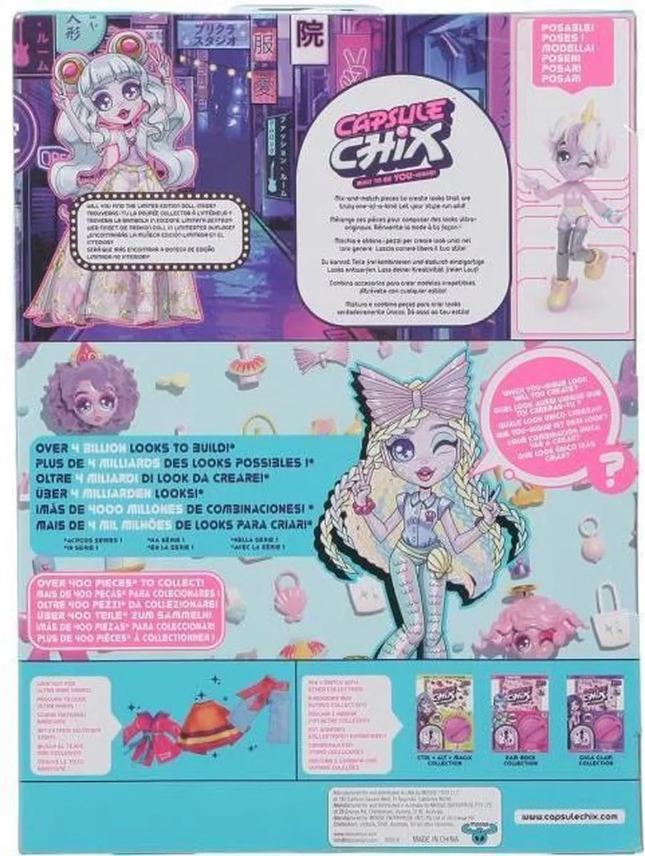 Moose Toys Capsule Chix Magic Collection Fashionpop - Assorti