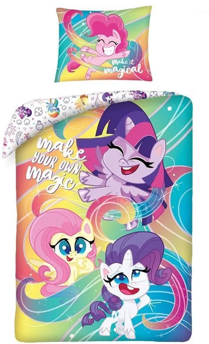 My Little Pony Dekbedovertrek Magic - 140x200cm + 70x90cm - Multicolor