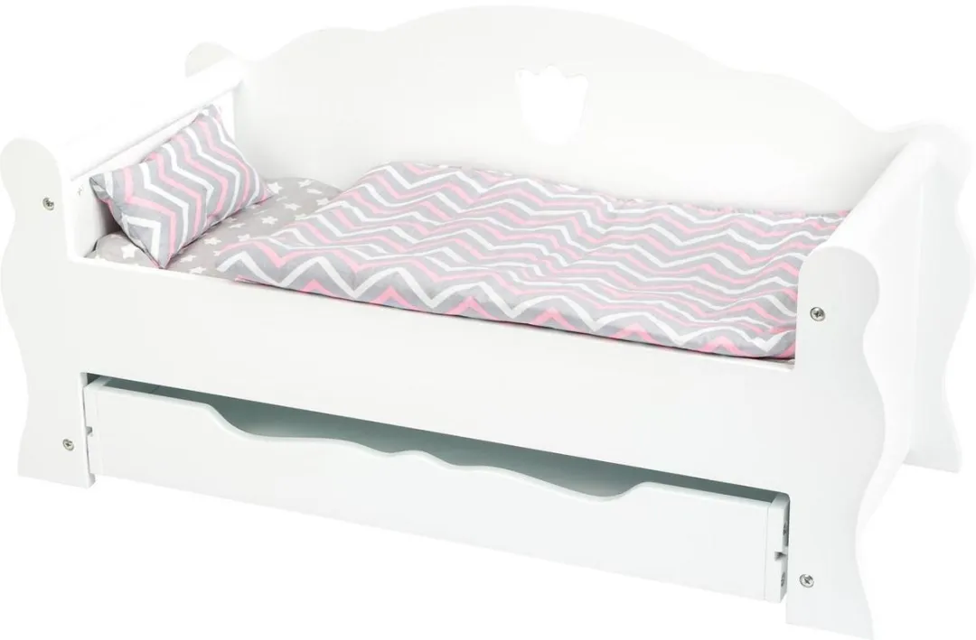 Small Foot Doll's Day Bed 5410407 - Wit - afbeelding 6 van 6