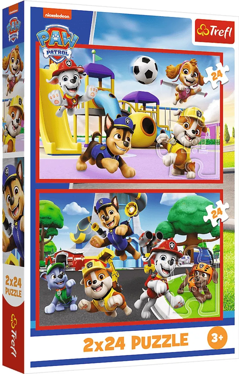 Trefl Paw Patrol Doggy Day of Fun 2x24 Puzzels