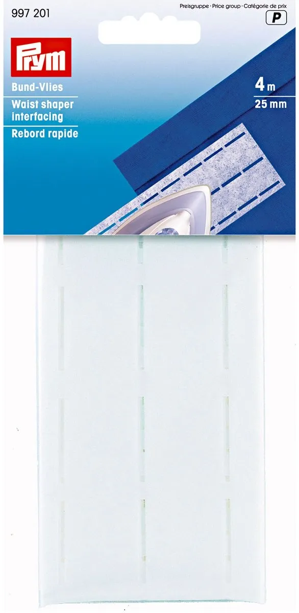 Prym Boordvlies 30mm Wit - 4m - afbeelding 2 van 3