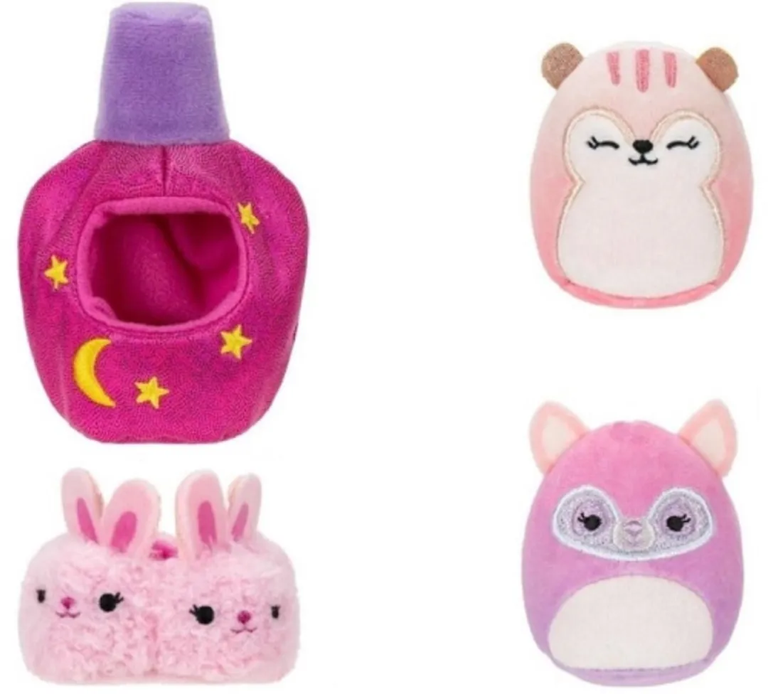 Makeover Accessoires Squishville Squishmallows Pluche Knuffel (4 delig) 20 cm - Squishy Kawaii Knuffels Kussen - Speelgoed voor Kinderen Jongens Meisjes