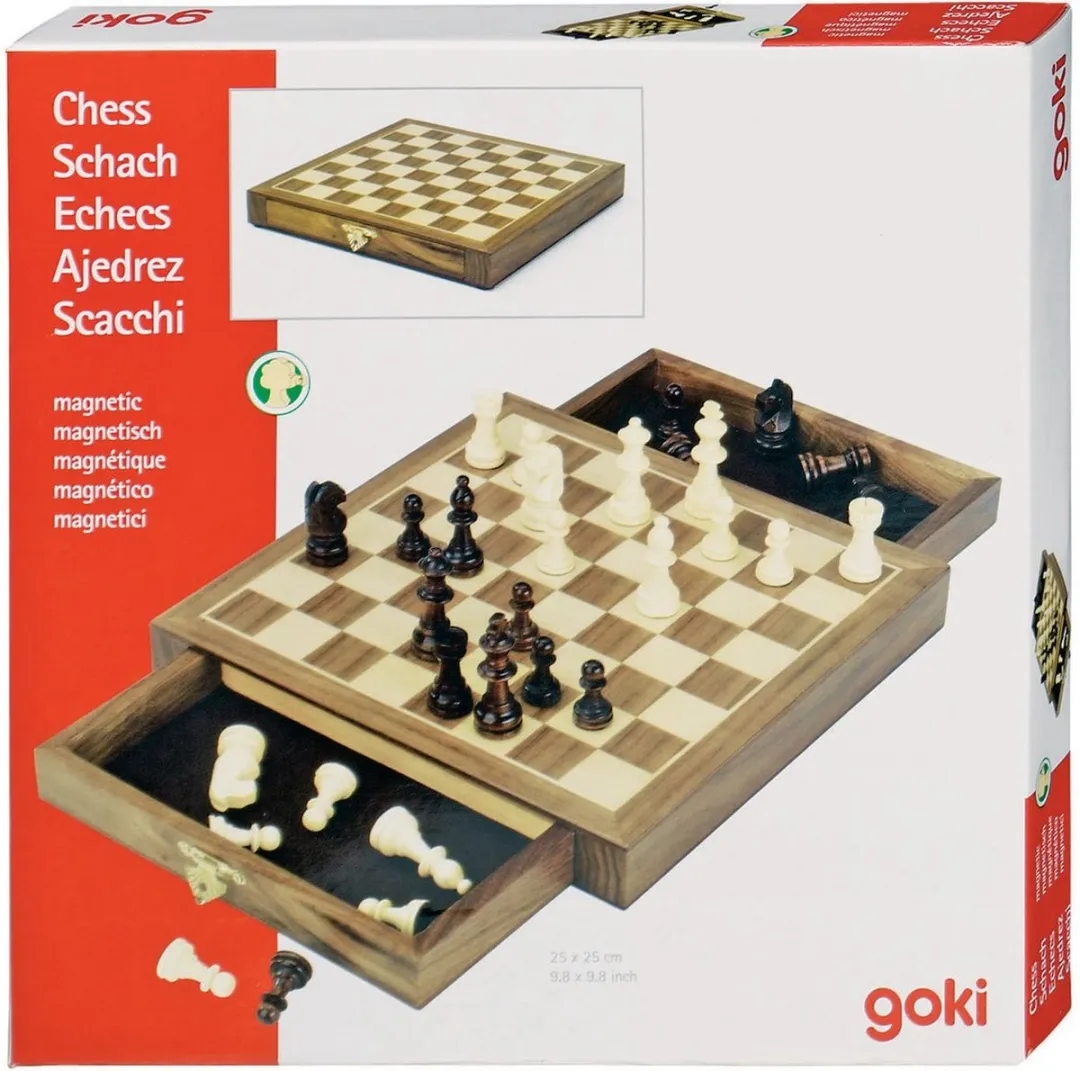 Goki Schaakbord met Schuiven Magnetisch 8656919