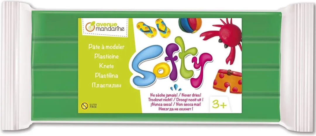 Creativ Company Softy Boetseerklei 500g - Groen