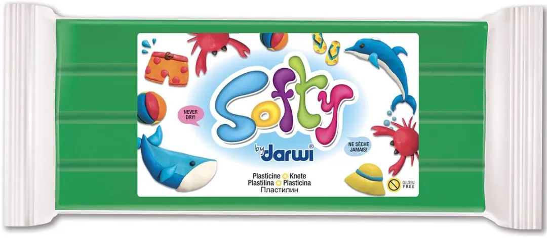 Creativ Company Softy Boetseerklei 500g - Groen
